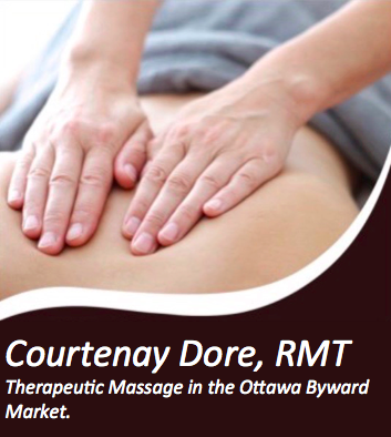 Logo Courtenay Dore, Registered Massage Therapy logo