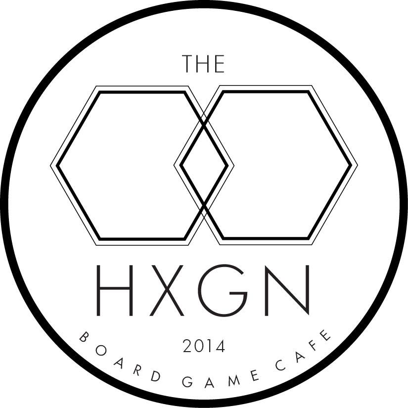 The Hexagon Board Game Cafe logo